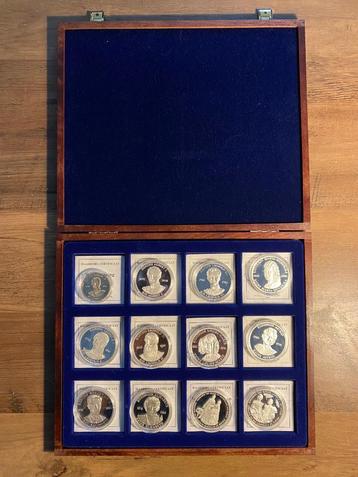 Set zilvermunten  beschikbaar voor biedingen