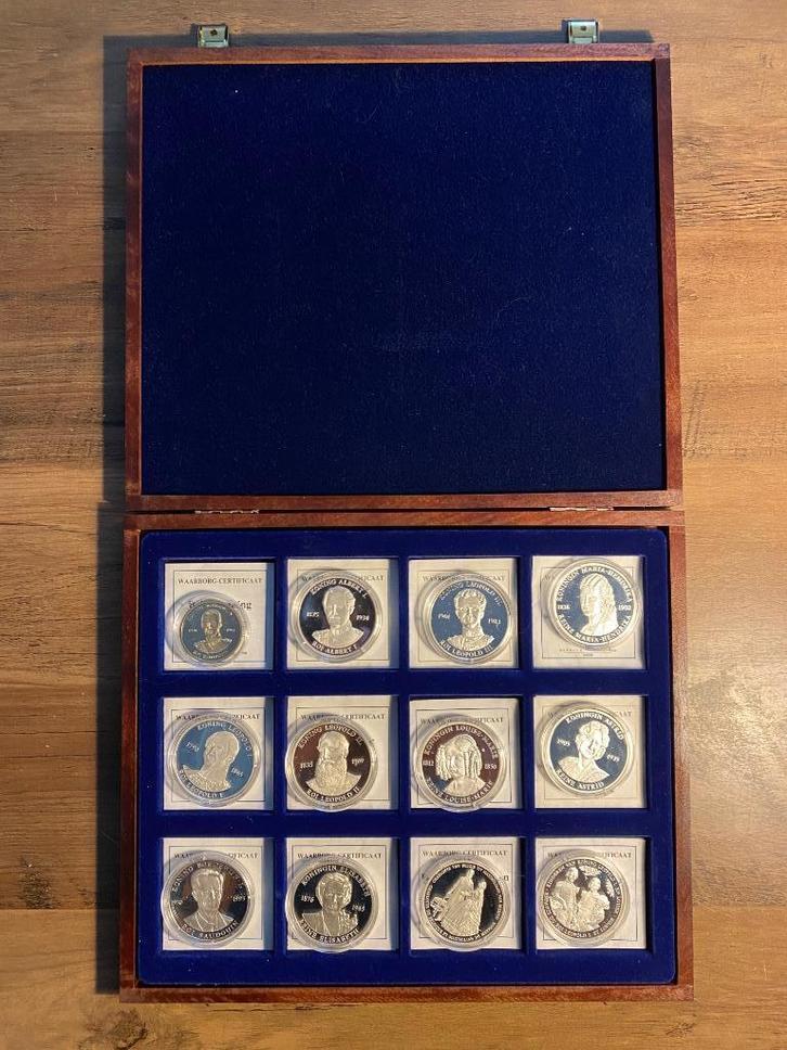 Set zilvermunten, Postzegels en Munten, Munten | België, Setje, Zilver, Zilver, Ophalen of Verzenden