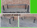 eettafel - tafelonderstel 300x101x73cm H - tuintafel - tafel, Huis en Inrichting, Tafels | Eettafels, Ophalen, 50 tot 100 cm, Vijf personen of meer