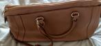 Très grand sac, style malette, couleur Camel, Ophalen, Zo goed als nieuw
