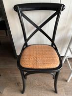 Zwarte houten stoelen, Huis en Inrichting, Stoelen, Ophalen, Gebruikt, Zwart, Vijf, Zes of meer stoelen