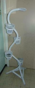 Ancien porte plantes en bambou et rotin, Ophalen, Gebruikt, Overige materialen