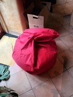 pouff rouge voir photo, Huis en Inrichting, Zitzakken, Ophalen, Rood
