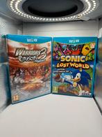 Warriors 3 Orochi + Sonic Lost World Nintendo Wii U Lot, Avontuur en Actie, Gebruikt, 2 spelers, Eén computer