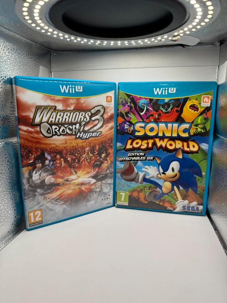 Warriors 3 Orochi + Sonic Lost World Nintendo Wii U Lot, Games en Spelcomputers, Games | Nintendo Wii U, Gebruikt, Avontuur en Actie