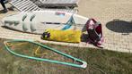 Zoersel:Surfboard+zeil+toebehoren gratis.als decoratie,kot,…, Ophalen, Gebruikt, Zeil