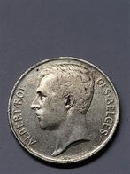 Albert l  50 centiem  1912 frans opschrift  zilver, Ophalen of Verzenden, Zilver, Zilver