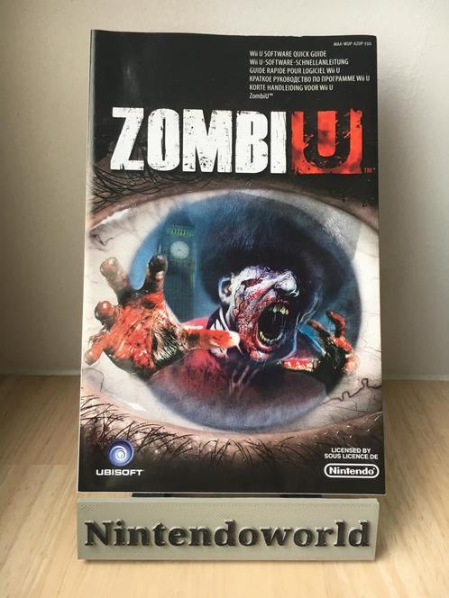 Zombi U (Wiiu) Handleiding, Games en Spelcomputers, Games | Nintendo Wii U, Zo goed als nieuw, Ophalen