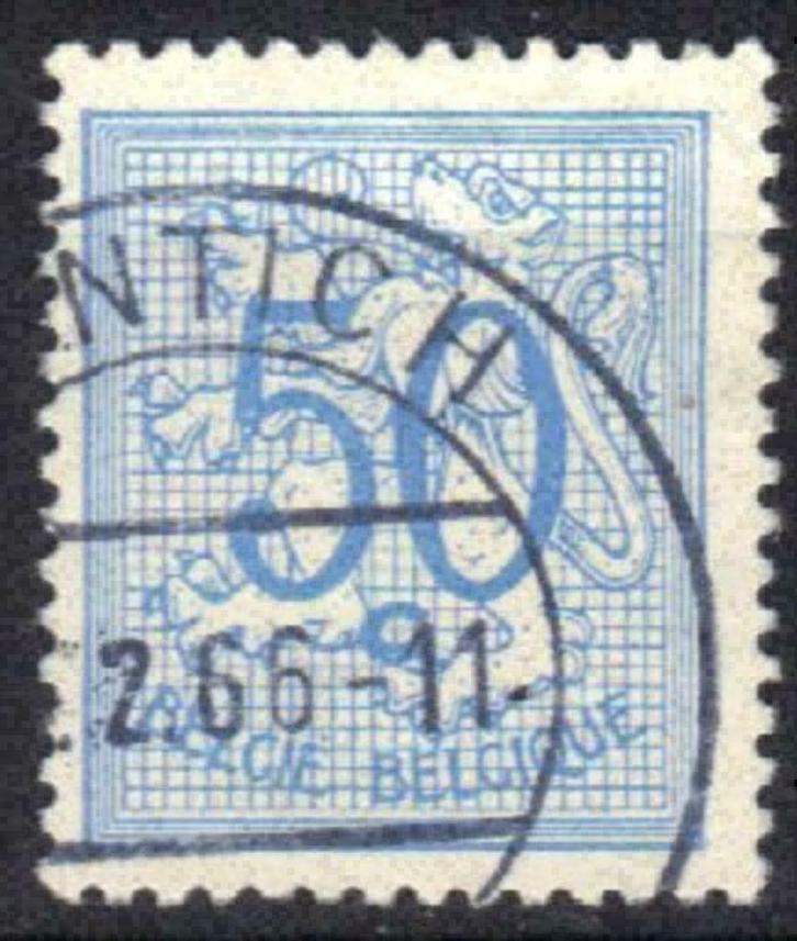 Belgie 1951 - Yvert/OBP 854 - Cijfer op heraldieke leeu (ST), Postzegels en Munten, Postzegels | Europa | België, Gestempeld, Gestempeld
