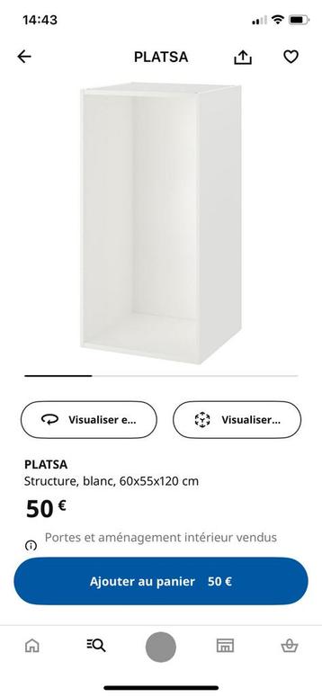 IKEA PLATSA - 60x55x120, Enlèvement, Comme neuf