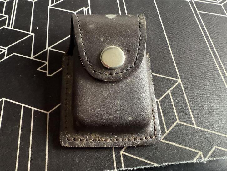 Leren Aanstekertasje - Bruin, Motoren, Accessoires | Koffers en Tassen, Nieuw, Ophalen of Verzenden