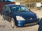 Honda civic 1.4 benzine 2002 80dkm, 4 cilinders, Blauw, Bedrijf, Handgeschakeld