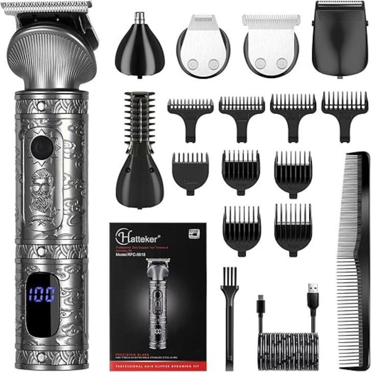 Hatteker Tondeuse verzorgingsset GRATIS LEVERING, Handtassen en Accessoires, Uiterlijk | Haarverzorging, Nieuw, Tondeuse, Verzenden