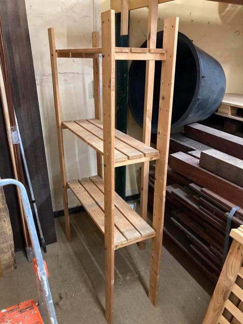 Houten rek / rekken, Huis en Inrichting, Kasten | Stellingkasten, Gebruikt, Ophalen