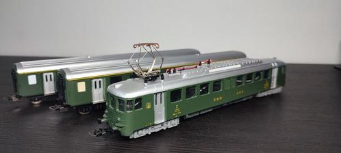 Zwitserse SBB CFF treinset HO, Hobby en Vrije tijd, Modeltreinen | H0, Zo goed als nieuw, Treinset, Gelijkstroom, Lima, Analoog