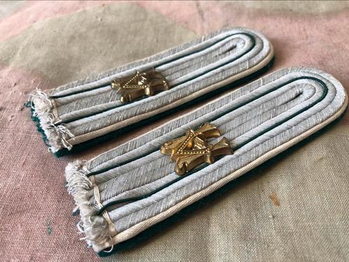 wh ww2 beamter auf kriegsdauer schulterklappen, Verzamelen, Militaria | Tweede Wereldoorlog, Ophalen of Verzenden