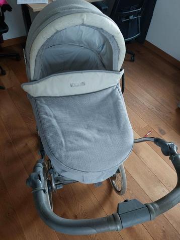 Kinderwagen met mand en autostoel bebecar, Autres marques, Enlèvement ou Envoi, Avec siège auto, Utilisé