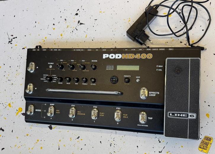 Line 6 POD HD400 Multi-Effect and Amp Modeler, Muziek en Instrumenten, Effecten, Zo goed als nieuw, Multi-effect, Ophalen of Verzenden