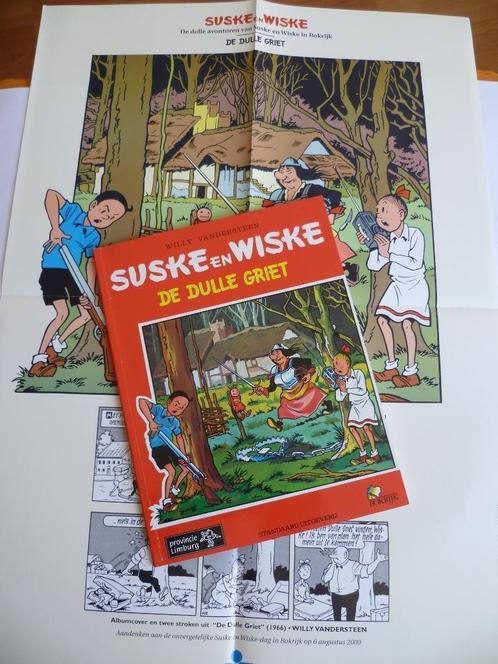 SUSKE EN WISKE"DE DULLE GRIET"BOKRIJK PROVINCIE LIMBURG 2000, Livres, BD, Comme neuf, Une BD, Enlèvement ou Envoi