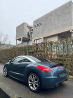 Peugeot RCZ SPORT 1.6 benzine van 2011 - 1 JAAR GARANTIE, Auto's, Peugeot, Euro 5, Zwart, Blauw, Leder