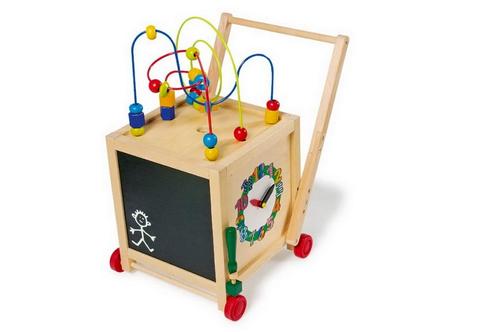 Houten loopwagen activity, Kinderen en Baby's, Kraamcadeaus en Geboorteborden, Nieuw, Kraamcadeau, Ophalen of Verzenden