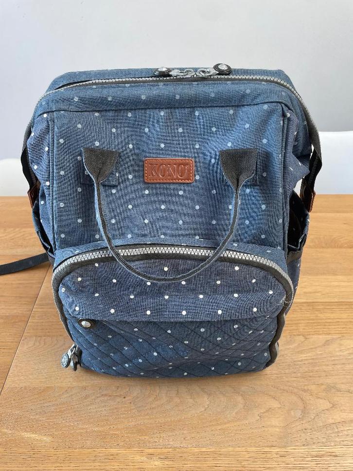 Sac à langer/sac à dos d'allaitement KONO - beaucoup poches, Enfants & Bébés, Sac à langer bébé, Comme neuf, Sac à dos, Enlèvement ou Envoi