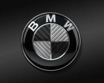 bmw carbon logo/embleem motorkap kofferbak 74 & 82mm beschikbaar voor biedingen