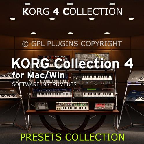KORG 4 Collection Piano Synthesizer Bundle + Factory Presets, Informatique & Logiciels, Logiciel Audio, Neuf, MacOS, Windows, Enlèvement ou Envoi