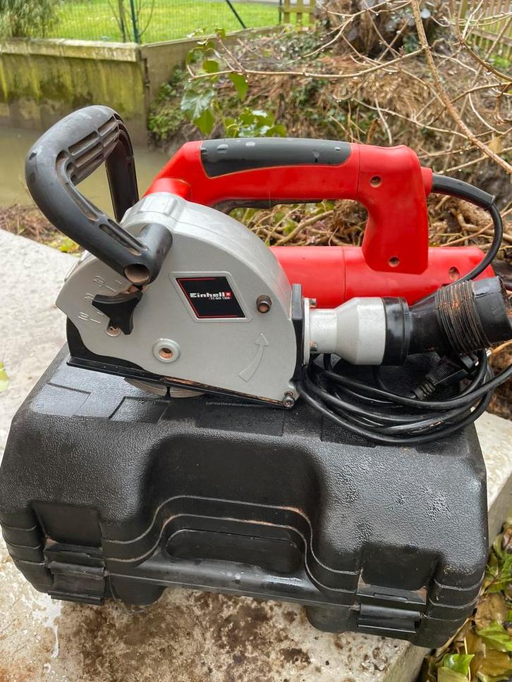Sleuvenfrees / Sleuvensnijder – Einhell TC-MA 1300, Bricolage & Construction, Outillage | Fraiseuses, Comme neuf, Électrique, Coupeuse à fente