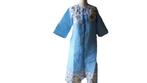 (2)- robe de nuit + peignoir femme t.38 bleu - neuve -, Vêtements | Femmes, Sous-vêtements & Lingerie, Enlèvement ou Envoi, Bleu
