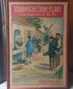 Antieke affiche ingekaderd, Antiek en Kunst, Ophalen