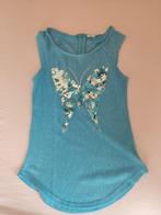 blauw topje met vlinder, Kleding | Dames, Blauw, Ophalen of Verzenden, Gedragen, Js millenium