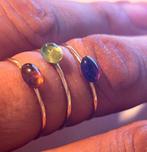 3gouden ringen met edelstenen merk Marco Bicego Italië, Goud, Goud, Met edelsteen, 17 tot 18