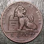 5 Cent 1855 Leopold I / Zeer zeldzaam !, Enlèvement ou Envoi, Monnaie en vrac, Autre