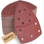 100 stuks driehoekige schuurpapiers voor chuurmachines