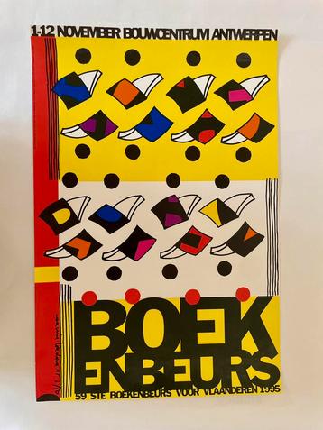 Narcisse Tordoir gesigneerde & genummerde poster Boekenbeurs beschikbaar voor biedingen