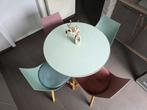 tafel, Huis en Inrichting, Tafels | Eettafels, Ophalen, Rond, Glas, 50 tot 100 cm