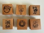 Kerststempels (6 stuks), Hobby en Vrije tijd, Stempelen, Ophalen of Verzenden, Nieuw, Houten stempel