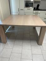 Vierkante houten tafel 140 x 140 cm, Huis en Inrichting, Tafels | Eettafels, Ophalen, Vierkant, Nieuw, Vijf personen of meer