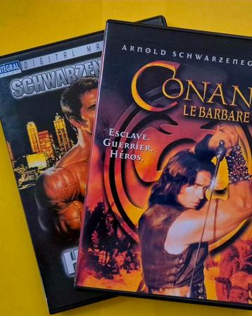 2x DVD Schwarzenegger Hercule + Conan le barbare  beschikbaar voor biedingen