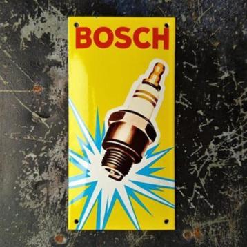 Emaille Schild BOSCH BOUGIES Dealer Reclamebord PopArt Plaat beschikbaar voor biedingen