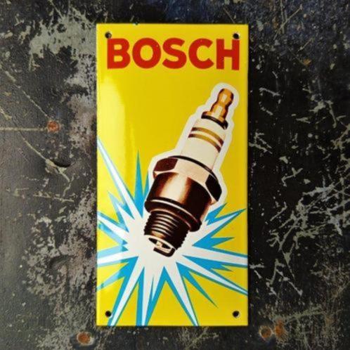 Emaille Schild BOSCH BOUGIES Dealer Reclamebord PopArt Plaat, Verzamelen, Merken en Reclamevoorwerpen, Reclamebord, Verzenden
