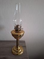 Koperen petroleum lamp, Antiek en Kunst, Ophalen, Koper