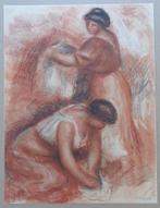 AUGUSTE RENOIR / WASSENDE VROUWEN / KLEURLITHO / 53x40cm, Antiek en Kunst, Ophalen of Verzenden