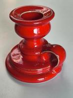 Geglazuurd keramieken kandelaar, Jasba, Antiek en Kunst, Antiek | Keramiek en Aardewerk, Ophalen of Verzenden