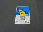 autocollant F1 Coupes de Spa - Ola, Sport, Envoi, Neuf