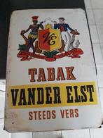 Tabac VANDER ELST plaque émaillée originale 1953, Enlèvement ou Envoi, Comme neuf