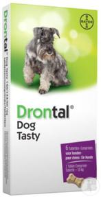 Drontal Dog Tasty 150/144/50mg - Vermifuge, Enlèvement ou Envoi, Neuf