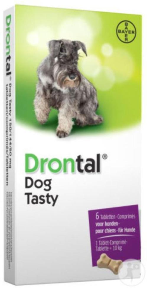 Drontal Dog Tasty 150/144/50mg - Vermifuge, Animaux & Accessoires, Accessoires pour chiens, Neuf, Enlèvement ou Envoi