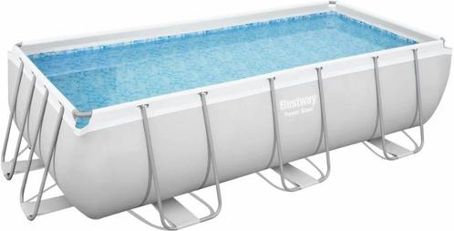 Zwembad Bestway Power Steel 404 x 201 x 100, Tuin en Terras, Zwembaden, Gebruikt, Opzetzwembad, 80 tot 120 cm, 400 cm of meer